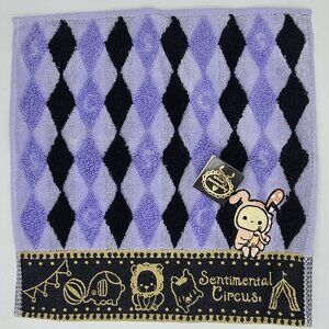 Sentimental Circus Mini Towel / Washcloth Face Cloth San-X Kawaii Japan Bunny
